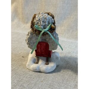 Cherub Figurine "Sleigh Ride" Dreamsicle Collectibles Signed Kristin, VTG